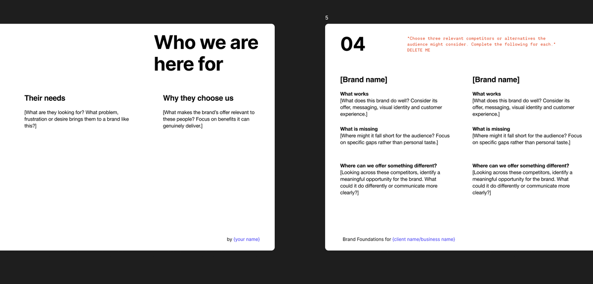 Brand Foundations | Creative Direction