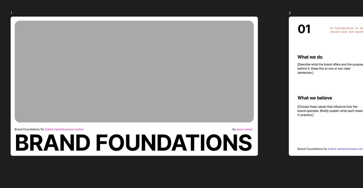 Brand Foundations | Creative Direction